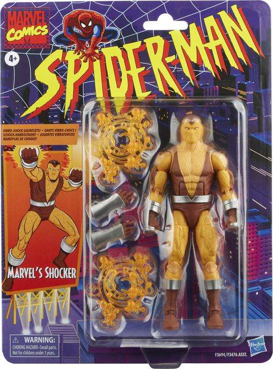 Produktbild Hasbro Marvel Legends Series Spider-Man 15 cm grosse Marvel’s Shocker Action-Figur, enthält 4 Accessories
