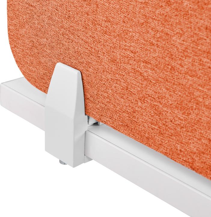 Produktbild Beliani Schreibtischtrennwand hellrot 160 x 40 cm WALLY