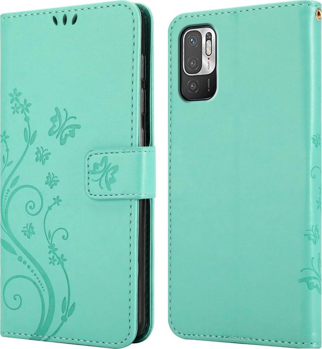 Image du produit Cadorabo Pochette Flower Book (Xiaomi Poco M3 Pro 5G, Xiaomi Redmi Note 10 5G)