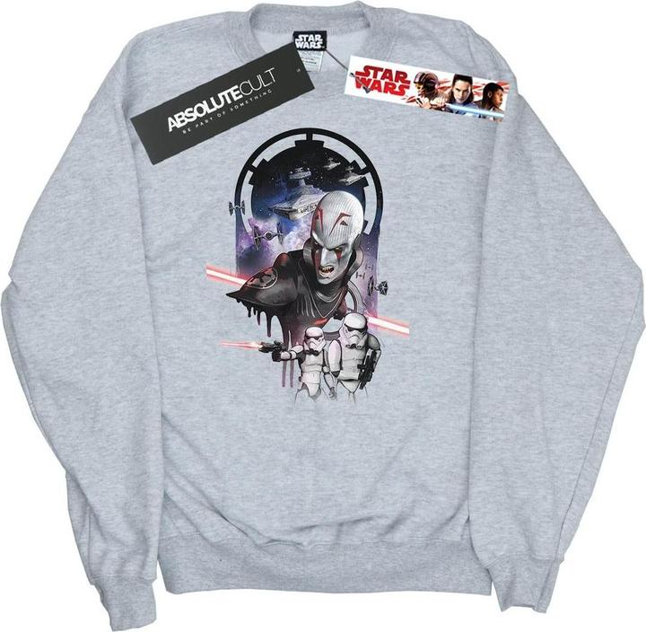 Actual product image Star Wars Mens Rebels The Grand Inquisitor Sweatshirt (L)