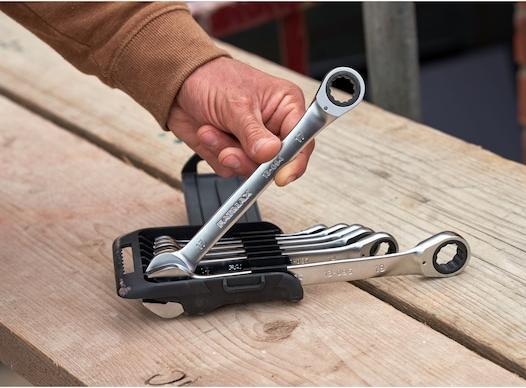 Immagine prodotto Stanley Chiave ad anello a cricchetto (17 mm, 12 mm, 14 mm, 10 mm, 13 mm)