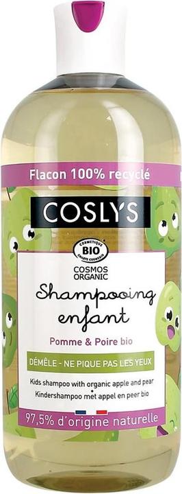 Actual product image Coslys Shampooing enfant pomme & poire organic (500 ml, Liquid shampoo)