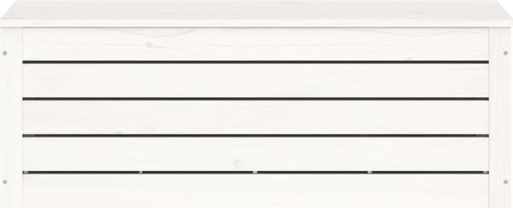Actual product image VidaXL Truhe Weiss 89x36,5x33 cm Massivholz Kiefer,Farbe