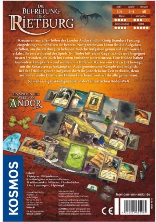 Produktbild Kosmos Befreiung Rietburg Andor (Deutsch)