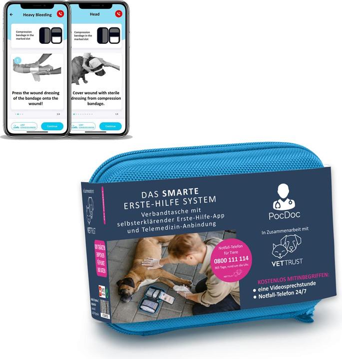 Produktbild PocDoc Erste-Hilfe-Set (Hund, Katze)