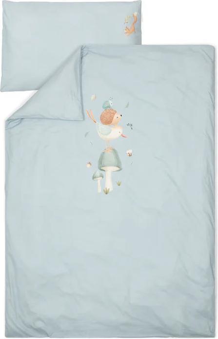 Actual product image Little Dutch Duvet cover for cot Denim Blue