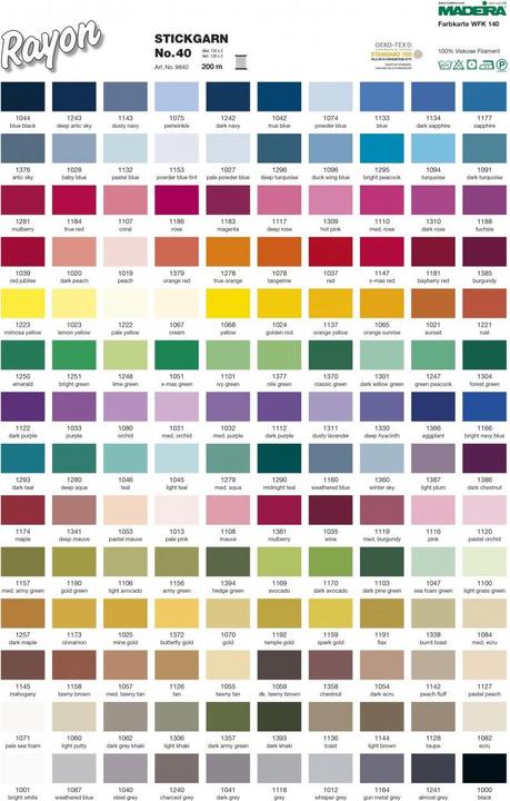 Immagine prodotto Madeira Filo da ricamo Rayon No.40 (200 m)