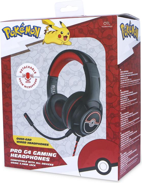 Immagine prodotto OTL PK0904 Cuffie da gioco Pokèmon Pokéball Pro G4 (Cablato)
