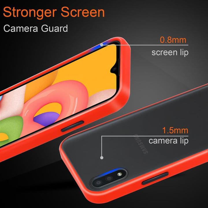 Actual product image Cadorabo Hybrid Matt Cover (Samsung Galaxy A01)