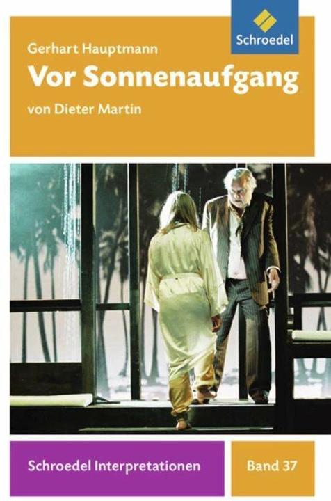 Produktbild Gerhart Hauptmann: Vor Sonnenaufgang (Deutsch, Dieter Martin, 2014)