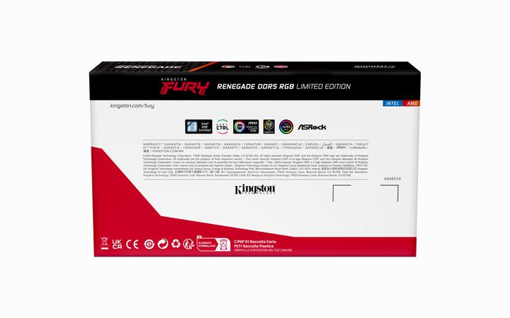 Produktbild Kingston FURY Renegade RGB (2 x 24GB, 8000 MHz, DDR5-RAM, DIMM)