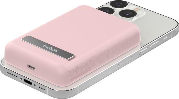 Immagine prodotto Belkin Magnetische Powerbank, MagSafe kompatible, mit Standfunktion für iPhone (5000 mAh, 7.50 W, 7.50 Wh)