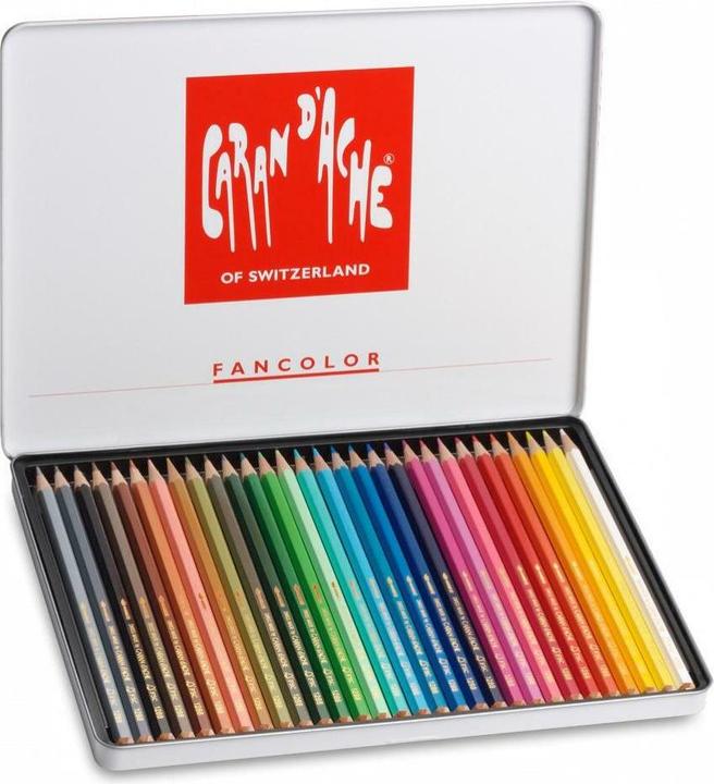 Image du produit Caran d'Ache Fancolor Farbstifte Metallschachtel (Multicolore, 30 x)