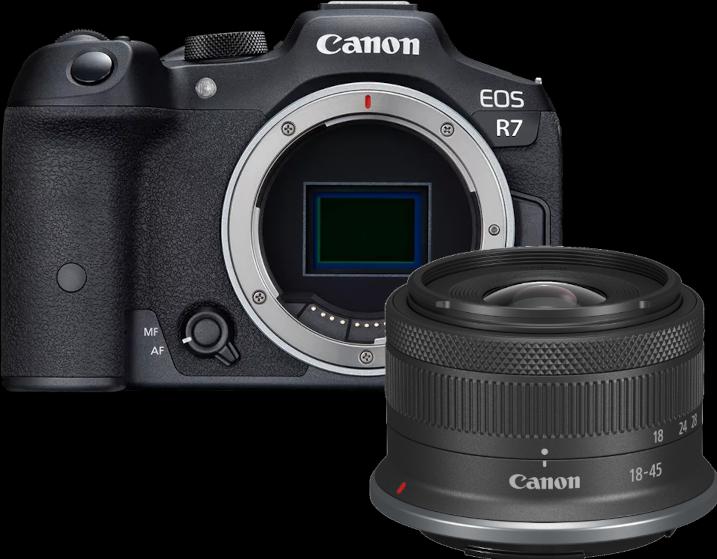 EOS R7 Kit (18 - 45 mm, 32.50 Mpx, APS-C / DX)