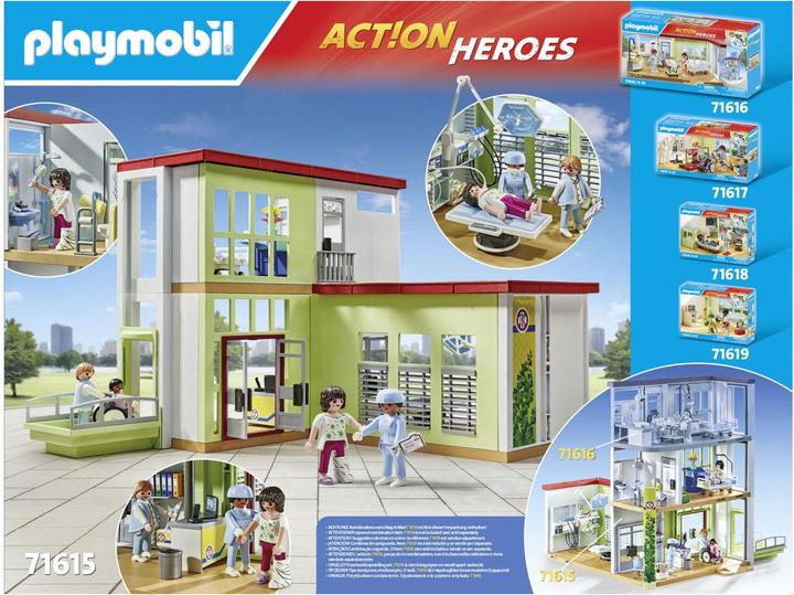 Image du produit Playmobil Hôpital moderne (71615, Playmobil Action Heroes)