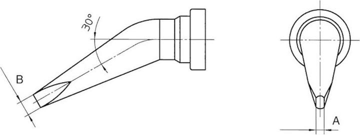 Actual product image Weller Erem Lt Hx Soldering Tip 0,8mm (Soldering tip)