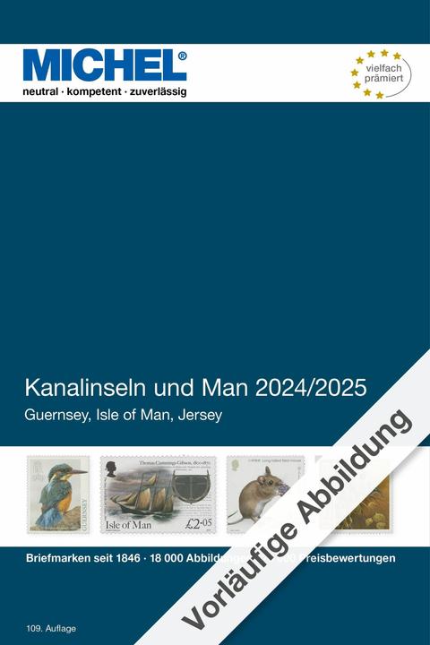 Actual product image Kanalinseln und Man 2024/2025 (German, MICHEL editorial team, 2024)