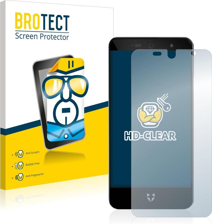 Productafbeelding BROTECT Schermbeschermer Clear (2 Stuk, Wileyfox Swift 2X)