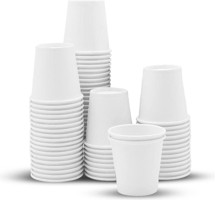 Produktbild TeCup Pappbecher, Trinkbecher, Heissgetränk, Kaffeebecher 3 oz (90 ml) (100 x)