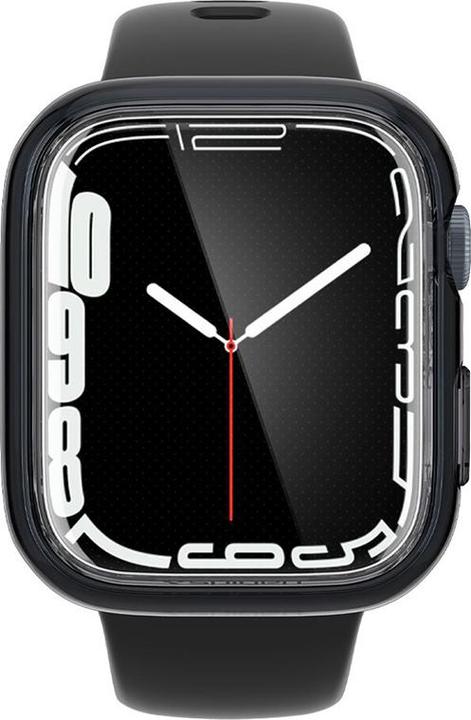 Actual product image Spigen Ultra Hybrid case for Apple Watch 7 / 8 / 9 (45 mm) - transparent gray