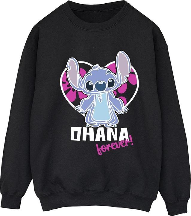 Produktbild Disney Lilo And Stitch Ohana Forever Heart Sweatshirt (M)