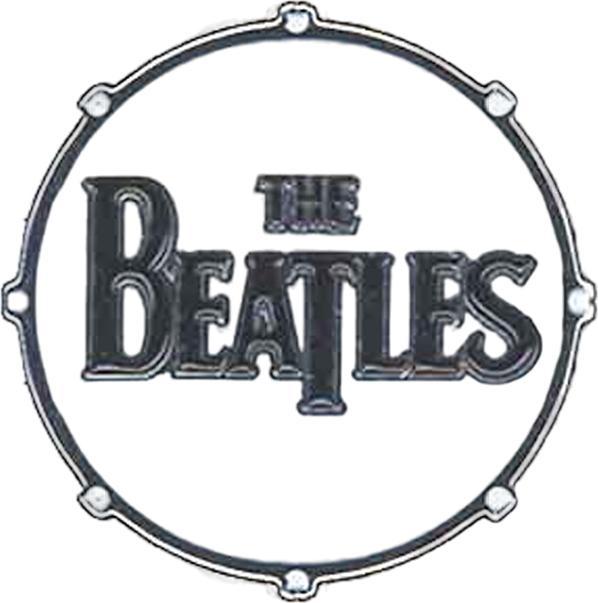 Produktbild The Beatles TrommelLogo Abzeichen