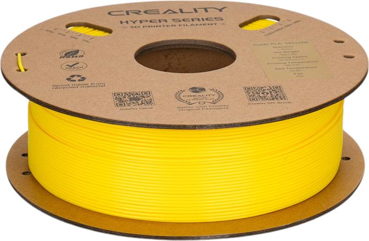 Immagine prodotto Creality Hyper PLA - 1,75 mm - 1 kg (PLA, 1.75 mm, 1000 g, Giallo)