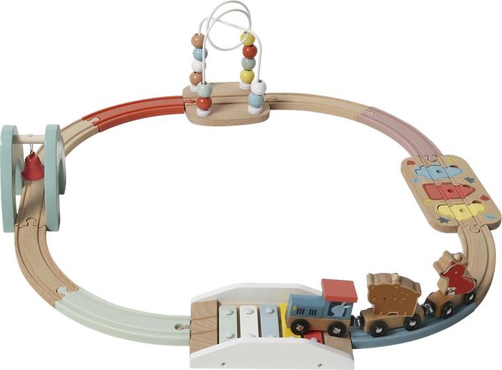 Produktbild Vertbaudet 12-teilige Kleinkinder Holzeisenbahn FSC®