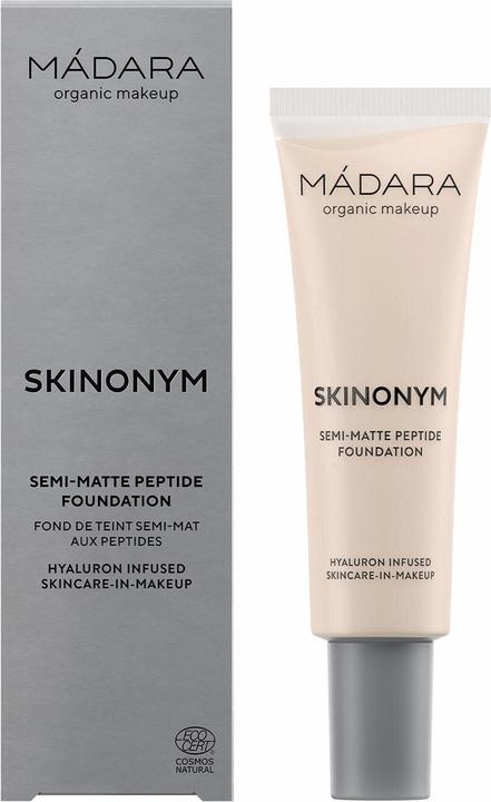 Madara MÃDARA - Semi-matte make-up with Skinonym peptides (Semi-Matte Peptide Foundation) 30 ml - Shade: (Ivory)