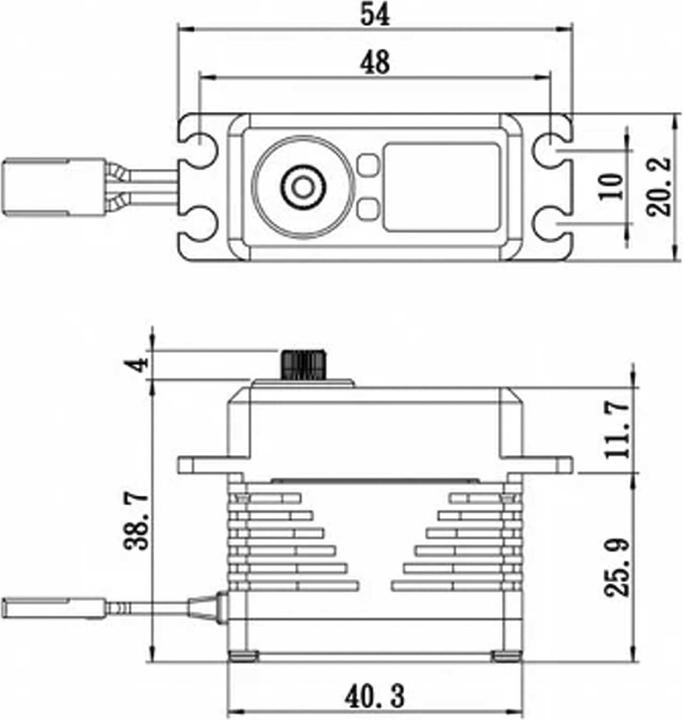 Actual product image Savöx Servo SB-2290SG Digital