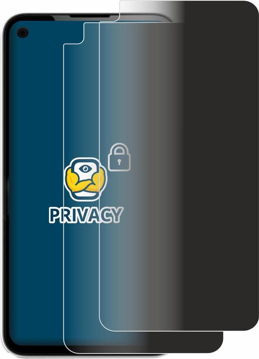 Productafbeelding BROTECT Anti-spionnetje privacyfolie Beschermfolie tegen blauw licht (2 Stuk, Google Pixel 4a)