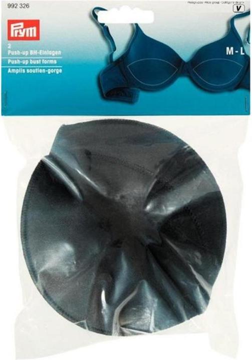 Image du produit Prym Coussinets de soutien-gorge push-up, noir Taille M, L - Carte 2 pcs.