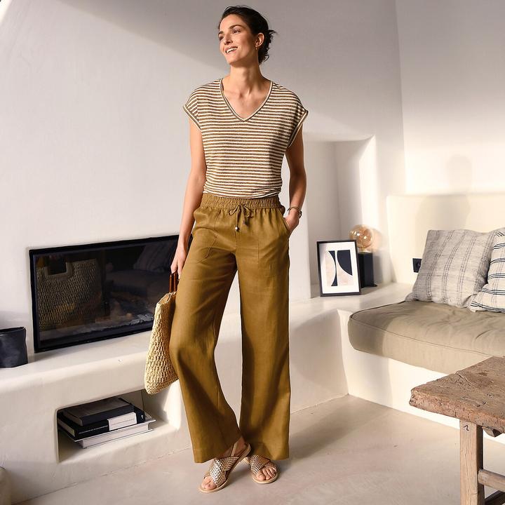 Image du produit Anne Weyburn Pantalon en lin (34)