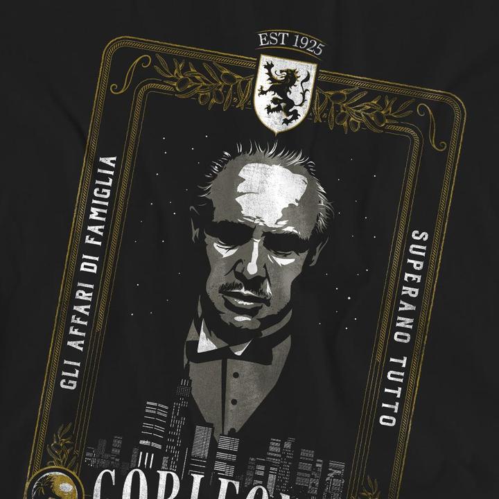 Actual product image The Godfather Unisex Adult Don Vito Corleone Classic Poster T-Shirt (XL)