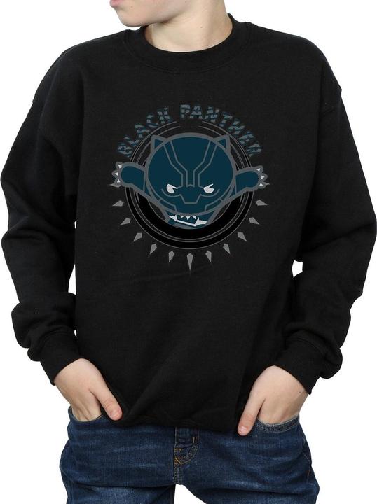 Image du produit - Sweat KAWAII BLACK PANTHER POUNCE - Garçon (140, 146)