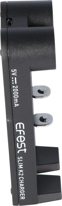 Actual product image Efest SLIM K2 2-bay Li-Ion battery charger (1 pcs., Battery + charger)