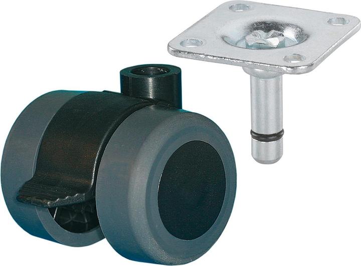 Produktbild Dörner + Helmer 761335 Parkett-Containerrolle 35mm, Platte, 38x38mm, TrKr 70kg