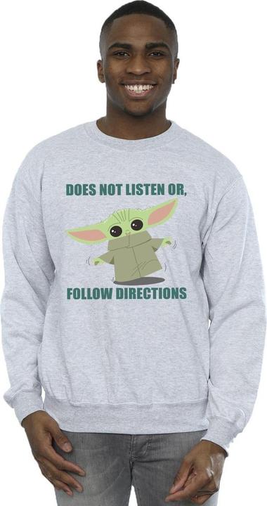 Produktbild Star Wars The Mandalorian Grogu Does Not Listen Sweatshirt (S)