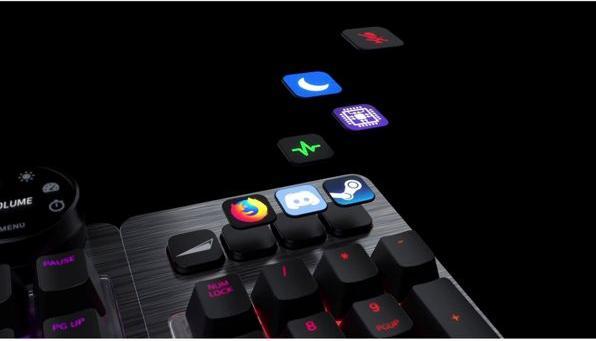 Productafbeelding Mountain Everest Max Gaming Keyboard - MX Speed Silver, ISO, DE Layout (NL, Bedraad)