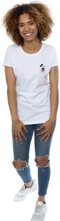 Immagine prodotto Disney Mickey Mouse Kickin Retro Chest Maglietta Donna (XXL)