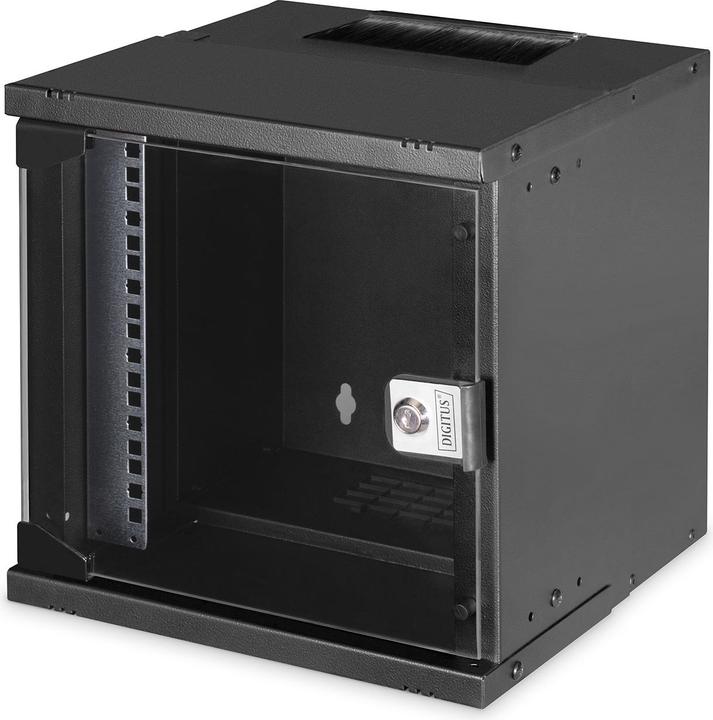 Digitus 10" 6U wall-mounted enclosure, SOHO PRO 324 x 316 x 298 mm, black (6 RU, 10 inch rack)