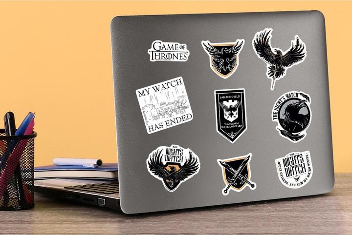 Immagine prodotto Game of Thrones Night's Watch Deluxe Adesivi Misura Confezione 50