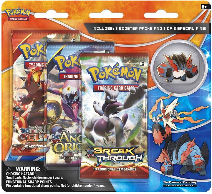 Actual product image Pokémon Mega Swampert Pin Collection Blister (English, Blister pack)
