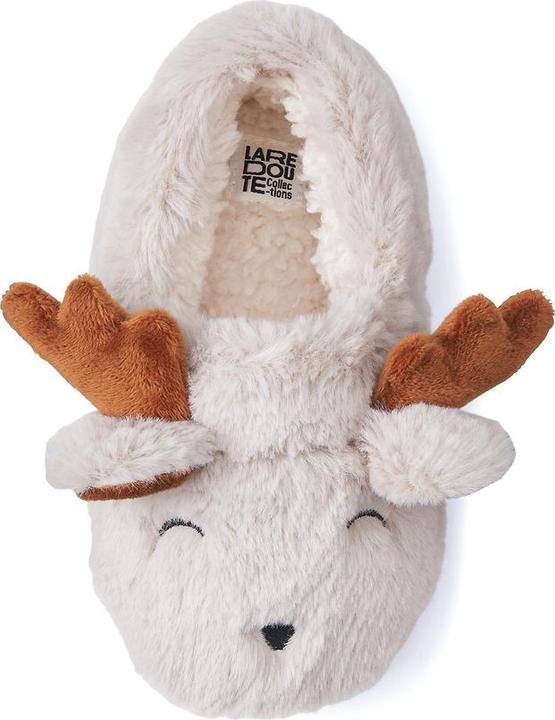 Actual product image La Redoute Collections Hausschuhe mit Rentierkopf (26)