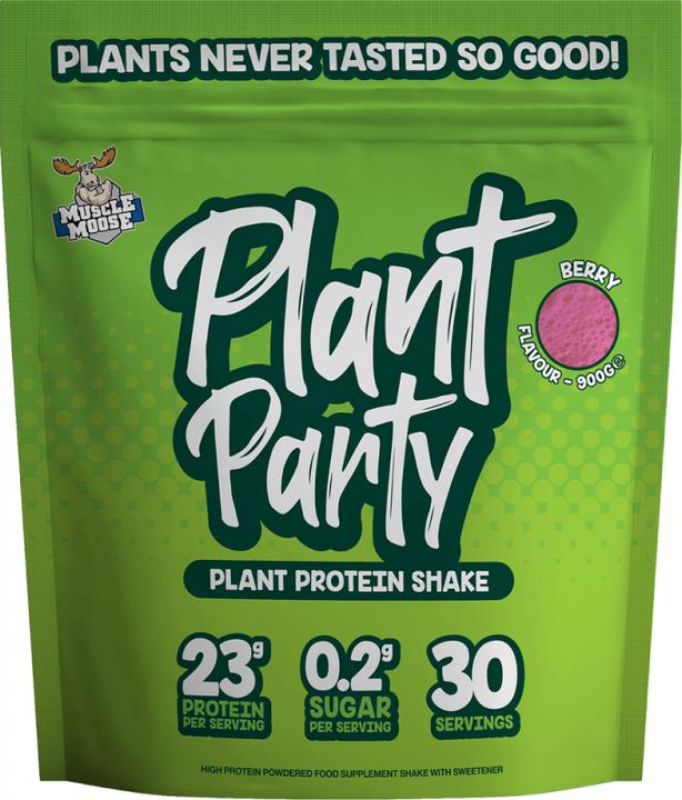 Produktbild Muscle Moose Plant Party Protein (Beere, 1 Stk., 900 g)