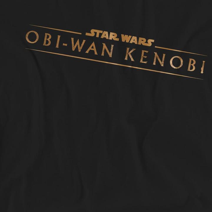 Actual product image Star Wars Unisex Adult Obi Wan Kenobi Logo T-Shirt (M)