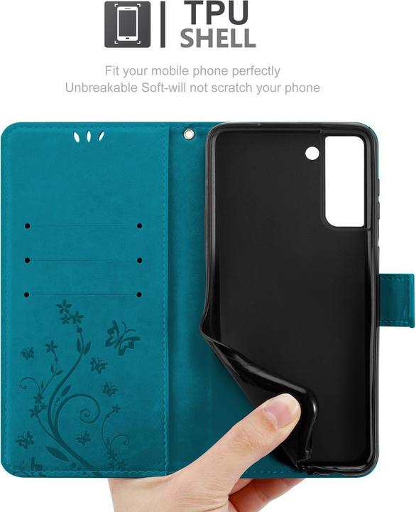 Image du produit Cadorabo Pochette Flower Book (Samsung Galaxy S21+)