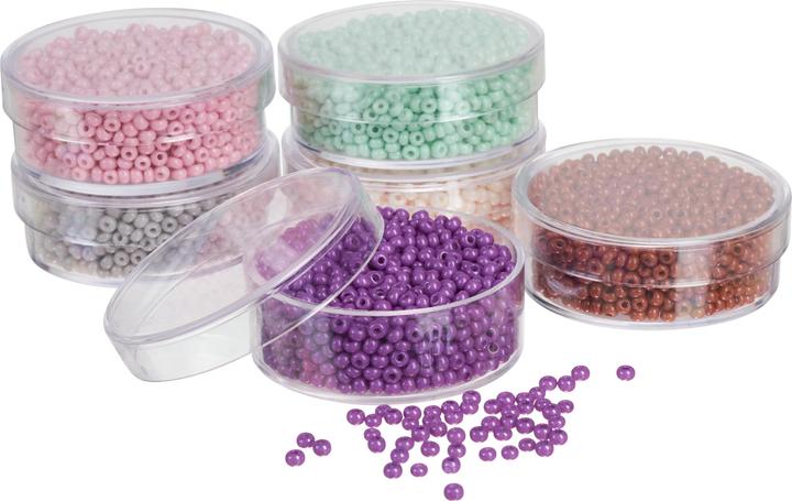 Actual product image Pracht Rocailles, rich colours, 2,6mm