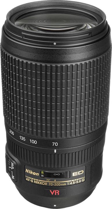 Nikon AF-S 70-300mm, f/4.5-5.6G VR - direct import (Nikon F, full size)