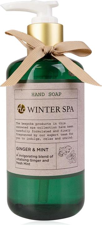 Actual product image Accentra Soap dispenser with liquid soap WINTER SPA, fragrance: Ginger & Mint (Liquid soap, 290 ml)
